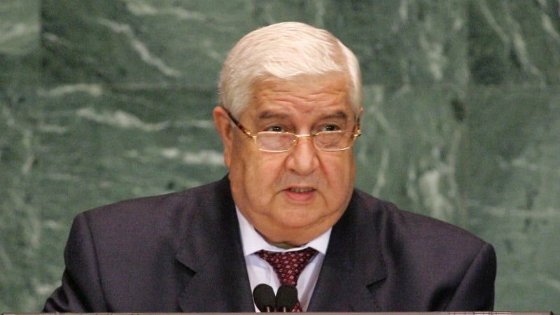 Syrian Foreign Minister Walid al-Moualem told Russia's foreign minister that Syrian govt is ready for dialogue