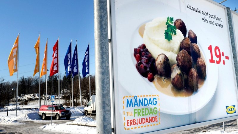 IKEA said it has withdrawn the meatballs from sale