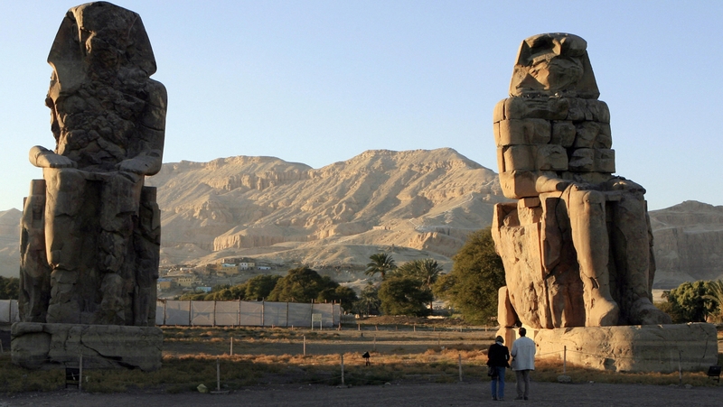The balloon crashed near the famed ancient city of Luxor