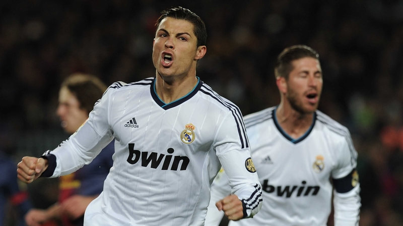 Cristiano Ronaldo scored on the double against Barcelona