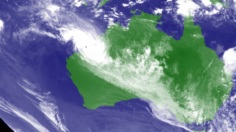 Cyclone Rusty has hit the east coast of Australia