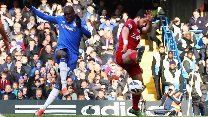 Demba Ba has only managed one league goal for Chelsea this season