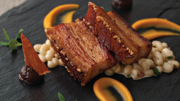 Smoked Belly of Pork with Creamed White Beans and