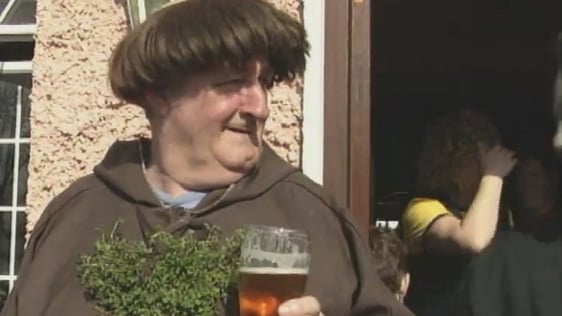 The 1999 St Patrick's Day Parade finishing in Dripsey.