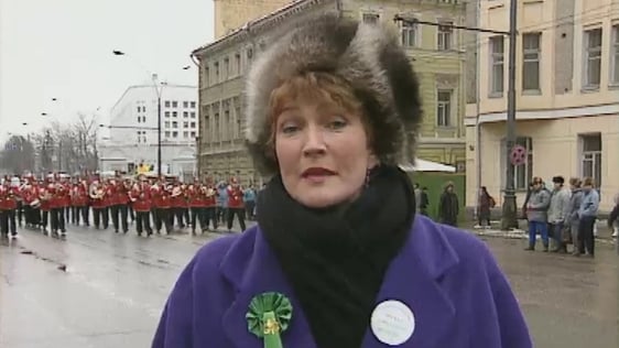 Mairéad Ní Nuadháin, Moscow St. Patrick's Day Parade, 1993