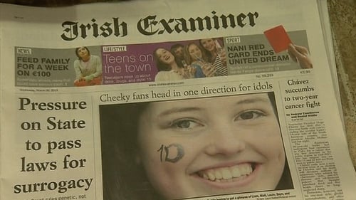 Thomas Crosbie Printers was a subsidiary of the group that owned the Irish Examiner and Sunday Business Post