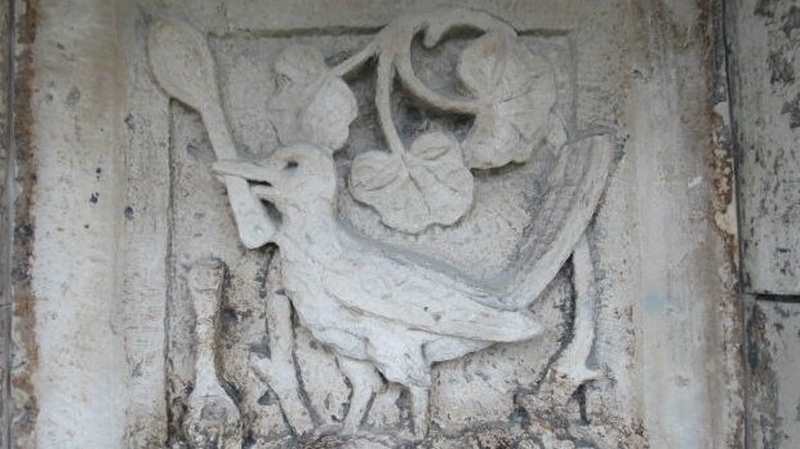 The carvings had been obscured by layers of grime