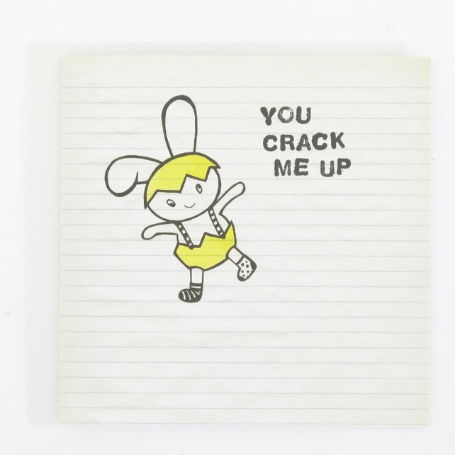 You crack me up Easter card, €3.50