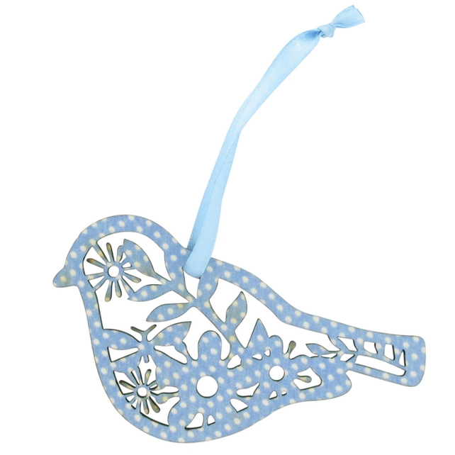 Laser cut bird hanging decoration, €2.75