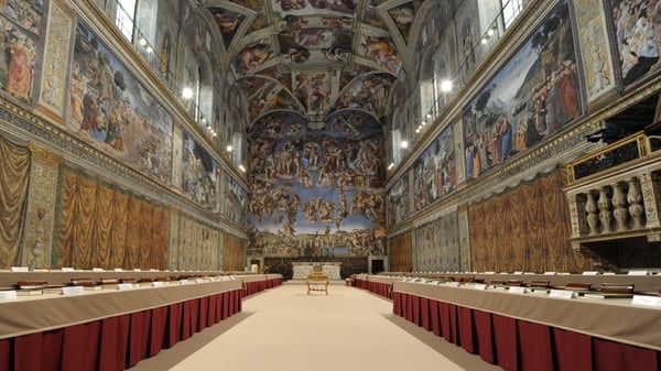 The cardinals will write their selection onto ballot papers that contain no pre-printed candidates' names