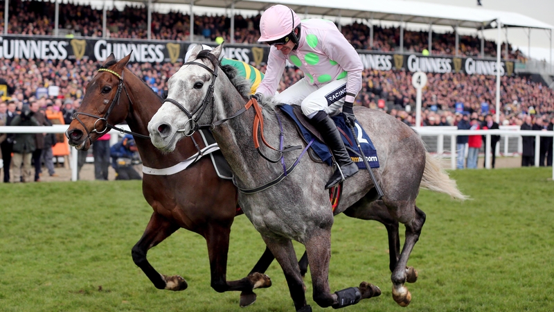 Champagne Fever, ridden here by Ruby Walsh, has also been entered in the JLT Chase and the RSA Chase