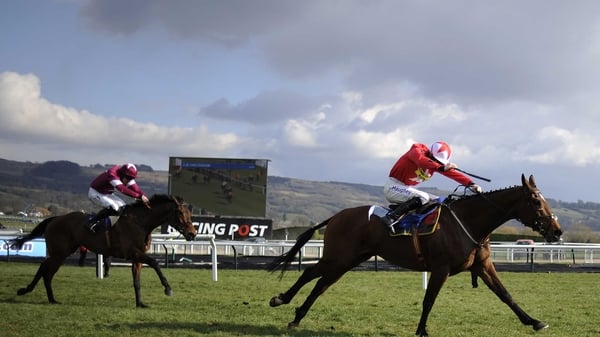 Sam Twiston-Davies and The New One wins the Neptune Novices' Hurdle from Rule The World in 2013