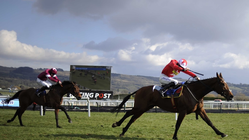 Sam Twiston-Davies and The New One wins the Neptune Novices' Hurdle from Rule The World in 2013