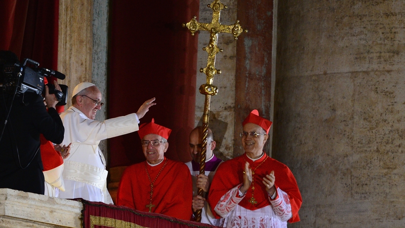 Pope Francis has delivered his first blessing
