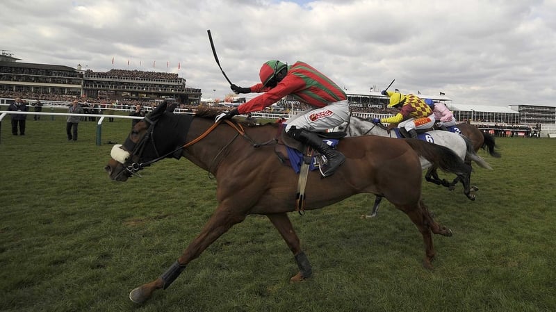 Benefficient, with Bryan Cooper aboard, at last year's Cheltenham Festival