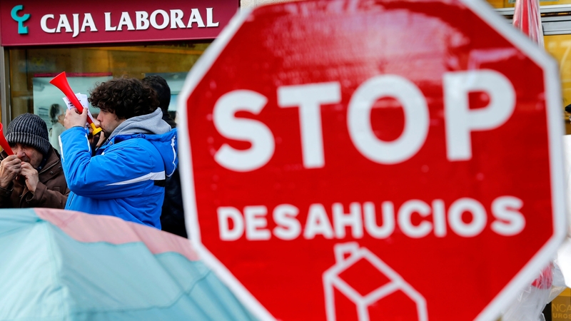 Over 350,000 Spaniards have received eviction orders since 2008