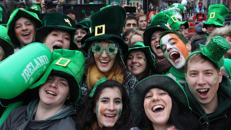 Spirits were high in Dublin despite the cold and wet weather