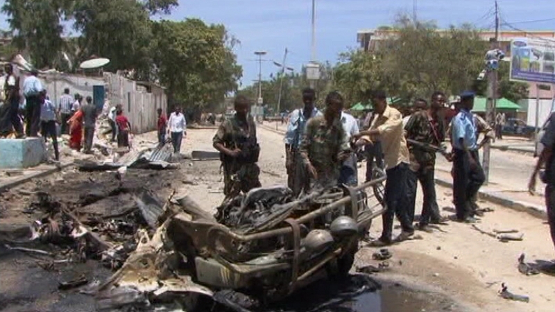 Most of those who died were civilians travelling on a public minibus