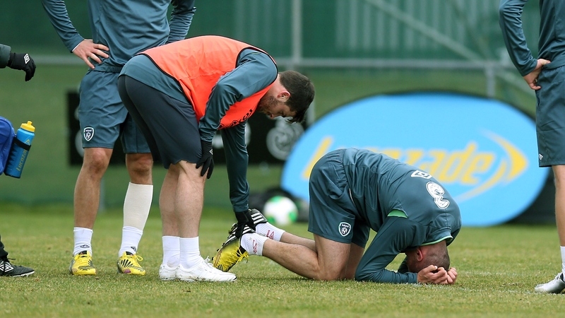 Jon Walters injured in training this morning