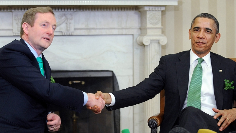 Enda Kenny invited the US president to visit Ireland again