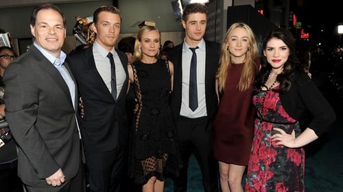 Open Road Films CEO Tom Ortenberg, Jake Abel, Diane Kruger, Max Irons, Ronan and Stephenie Meyer