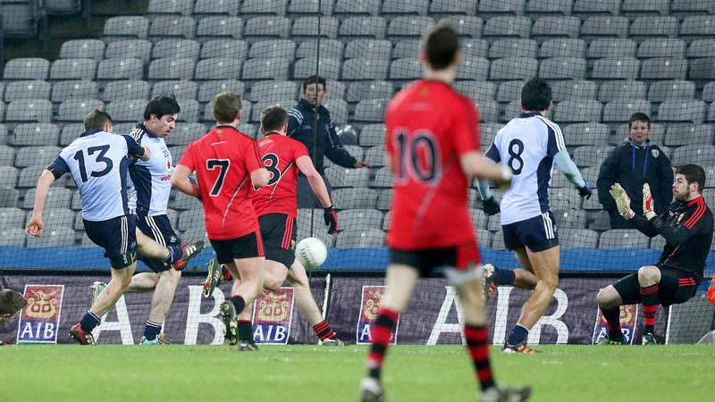 Dublin's Kevin McManamon scores the game's only goal