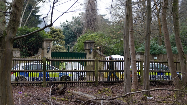Police have put a cordon around the house in which Boris Berezovsky's body was found