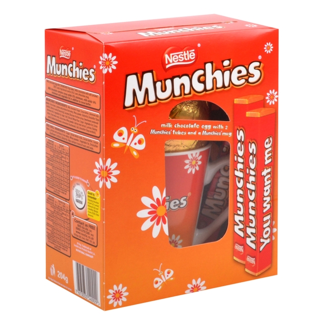Munchies egg with mug, €8, available from Heatons