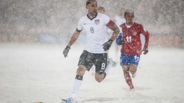 Clint Dempsey was in action for the United States