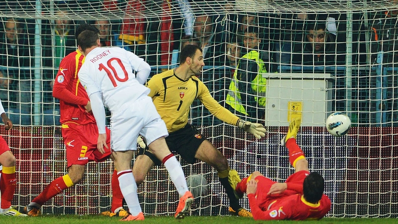 Wayne Rooney opens the scoring