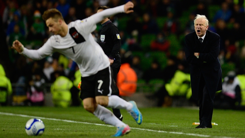 Giovanni Trapattoni was defiant when asked if he would still be manager for the qualifier against the Faroe Islands