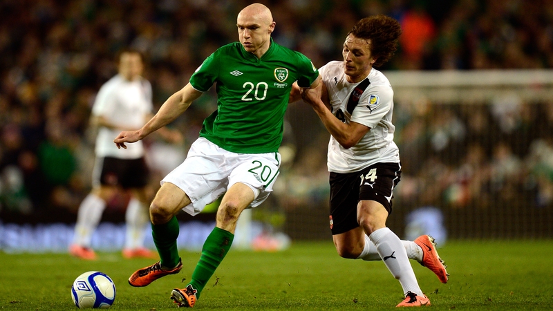 Conor Sammon was pleased with his performance against Austria