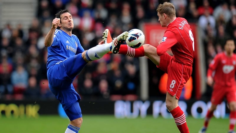 Frank Lampard of Chelsea and Southampton's Steven Davis