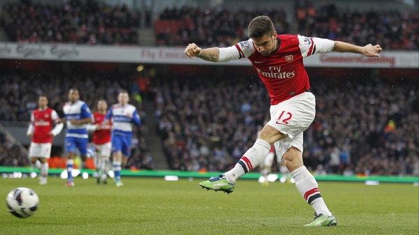 Giroud adds Arsenal's third