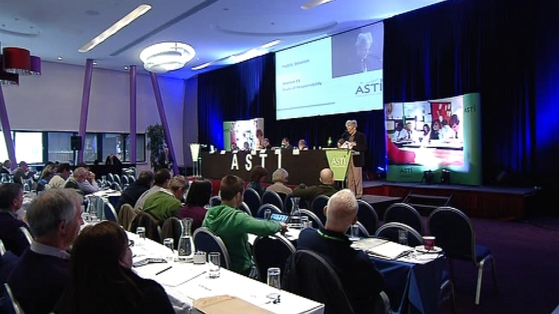 The ASTI convention is continuing in Wexford