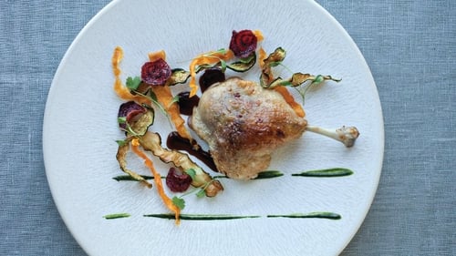 Neven Maguire's Duck Confit with Crispy Fried Vegetables