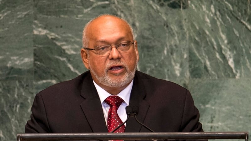 Donald Ramotar was not in the area when the alleged threat was made