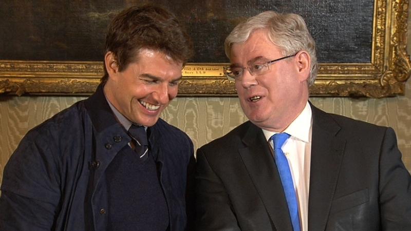 Tom Cruise was among a number of well-known figures to receive a Certificate of Irish Heritage