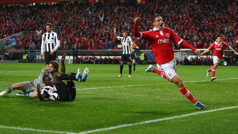 Rodrigo helped Benfica take a two-goal lead to St James' Park
