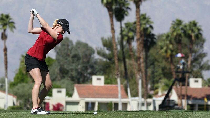 Stephanie Meadow hit five birdies in her final 10 holes at Mission Hills on Saturday