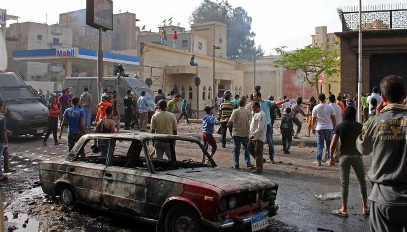 Egypt's Coptic Church issued a statement last night calling for calm and expressing sorrow for the clashes