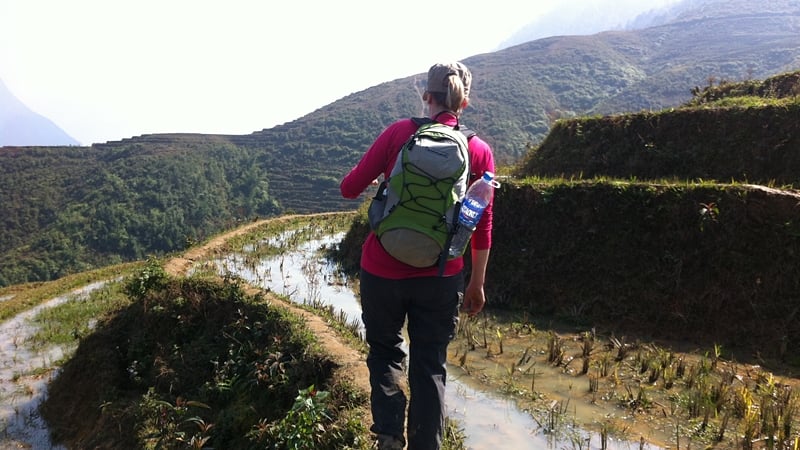 Deirdre Mullins in Vietnam's Sapa Valley