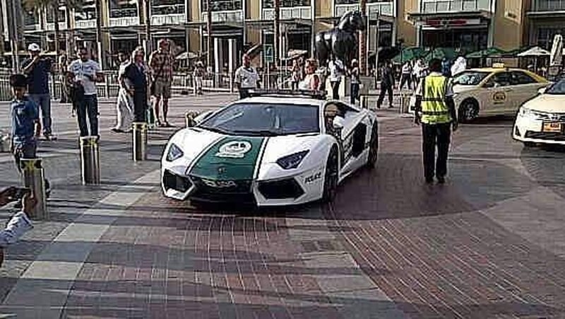 Dubai police showed off the new purchase on their Twitter page (Pic: @DubaiPoliceHQ)