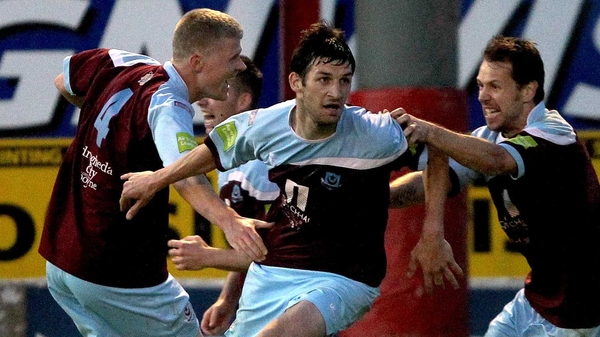 Gavin Brennan scored on the double for Drogheda