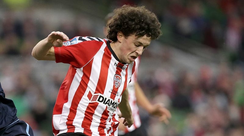 Barry McNamee gave the Candystripes a two-goal buffer at the Brandywell