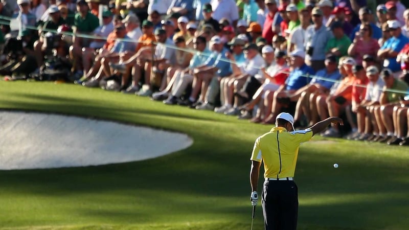 Tiger Woods has been handed a two-shot penalty stroke at the Masters