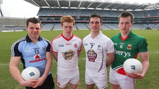 Kevin McManamon, Peter Harte, Eoin Doyle and Cillian O'Connor will all be in action in Croke Park today