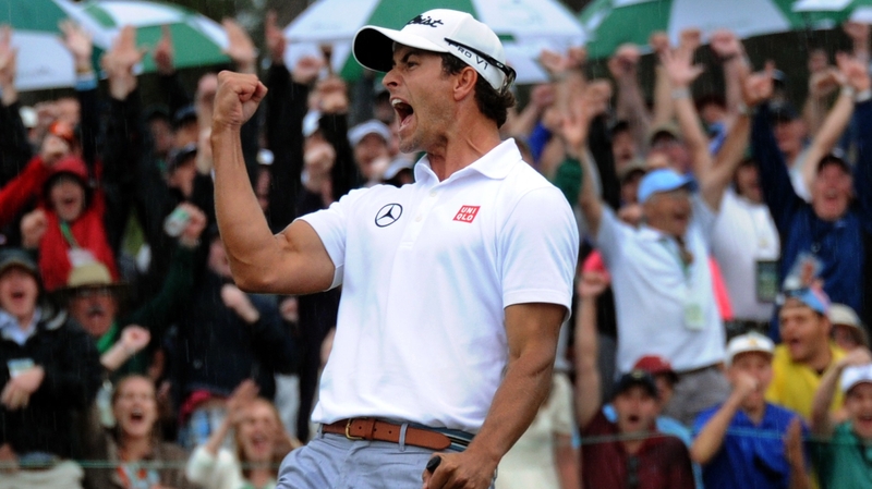 Adam Scott is happy to let Tiger Woods and Rory McIlroy hog the limelight