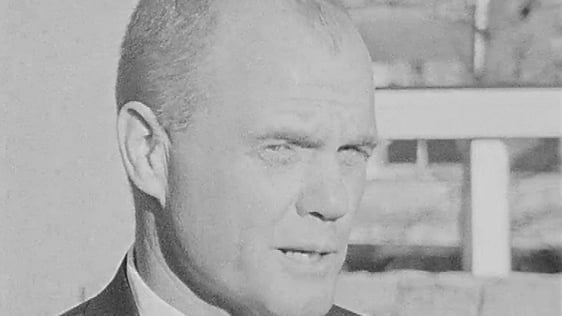 American astronaut John Glenn on a visit to Limerick in 1968.