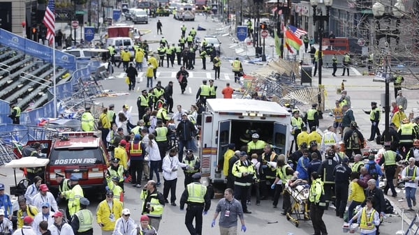 Three people were killed and 176 wounded in Monday's blasts